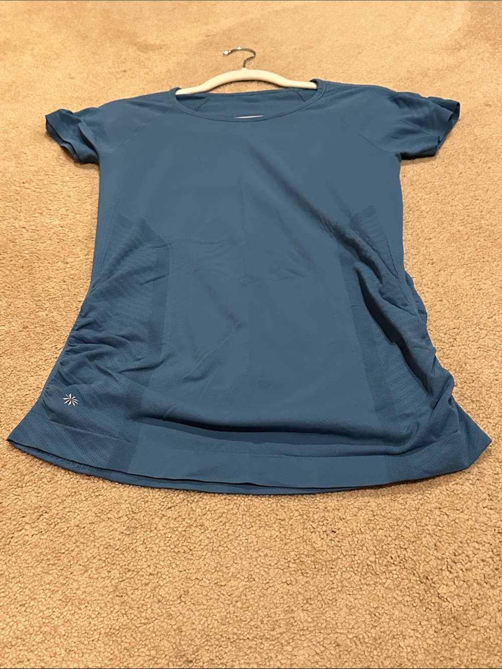 Athleta Short Sleeve Performance Tee in Teal Blue - Picture 4 of 6